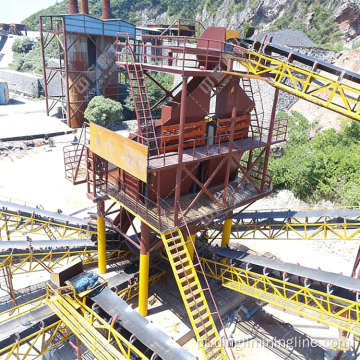 Configuração de areia e agregado Bluestone de 500 TPH